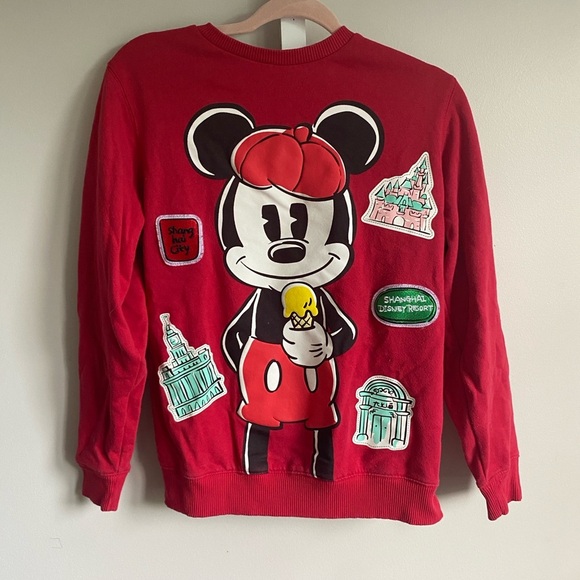 Disney Red Fleece Pullover from Shanghai City - Picture 1 of 3